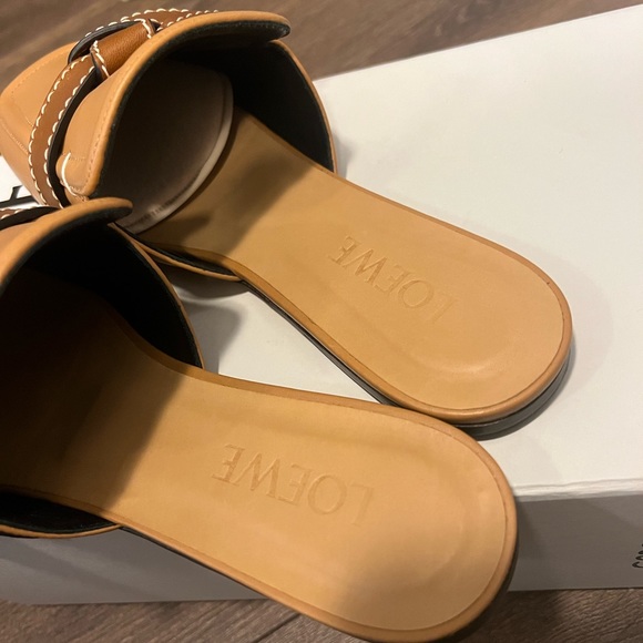 *SOLD*Loewe Beige Gate Flat Loafers Mules - Picture 8 of 8